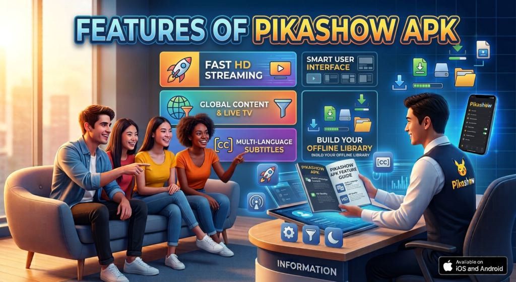 Features of PikaShow APK